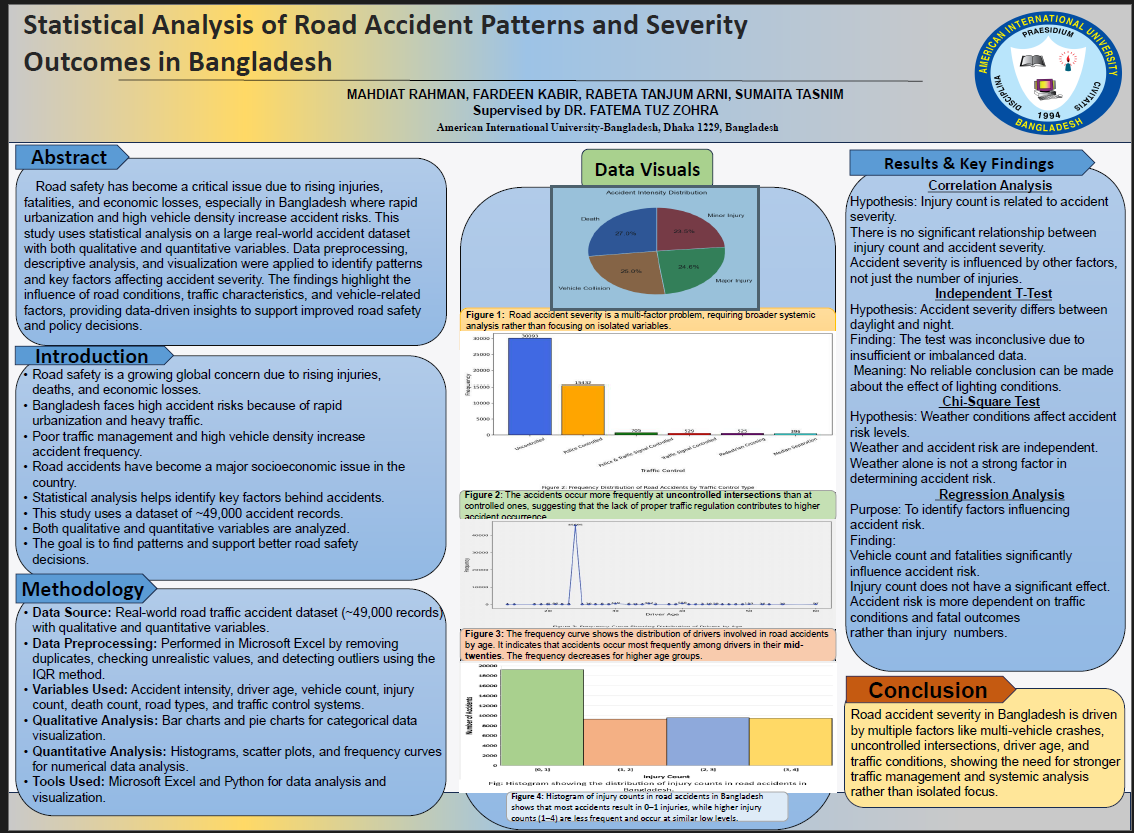 Statistical Analysis on Road Accident