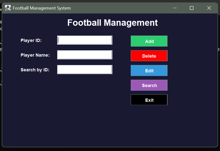 Football Player Management